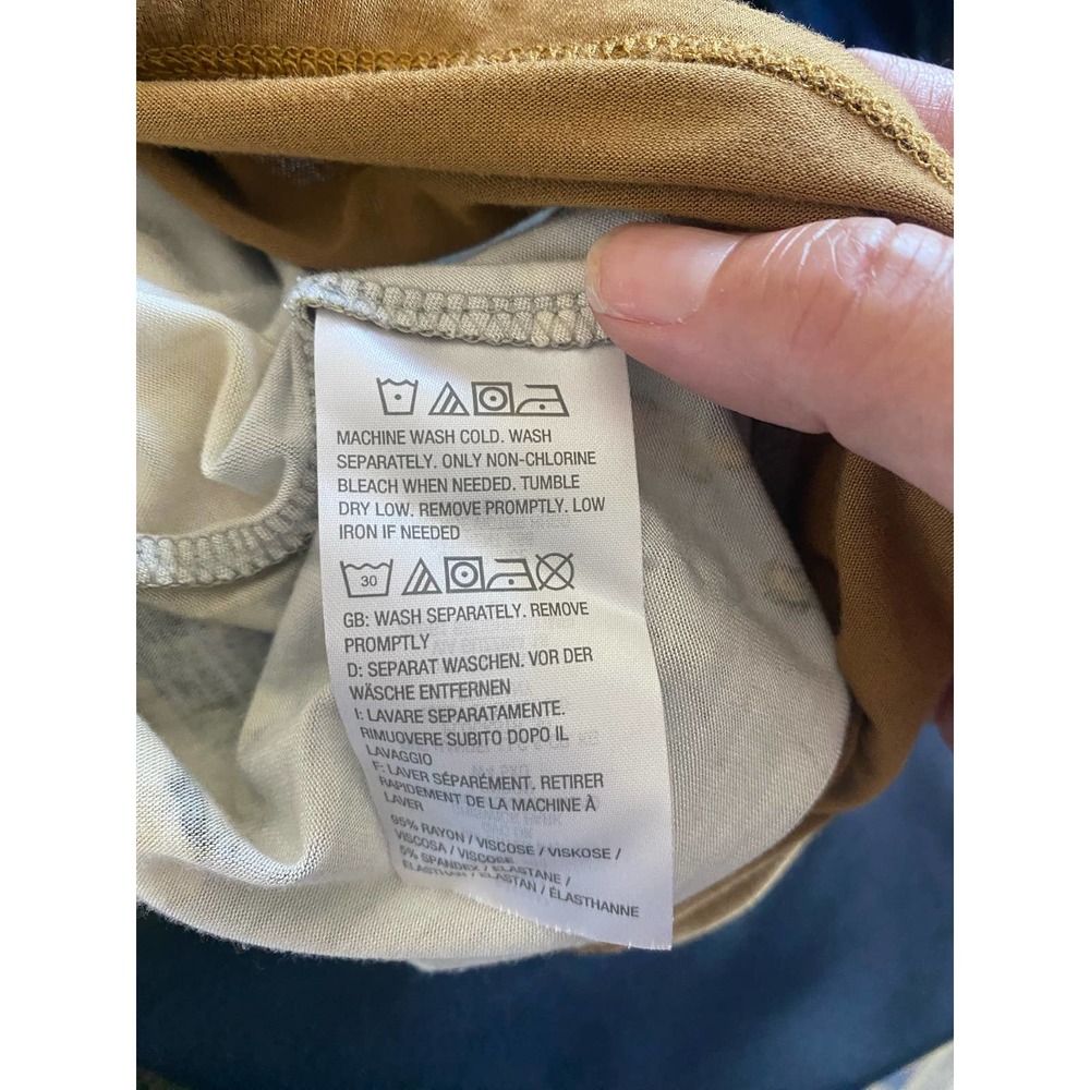 Logo Layers Printed Tank Solid Flounce Hem Bronze… - image 6